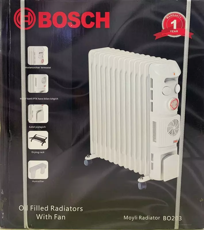 Масляные обогреватели Bosch 13 секция
