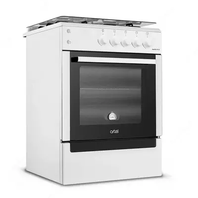 Газовая кухонная плита Artel Apetito 01-G (белый коричневый серый)