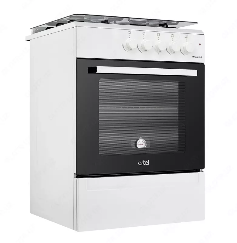 Комбинированная кухонная плита Artel Milagro 00-G (белый коричневый серый
