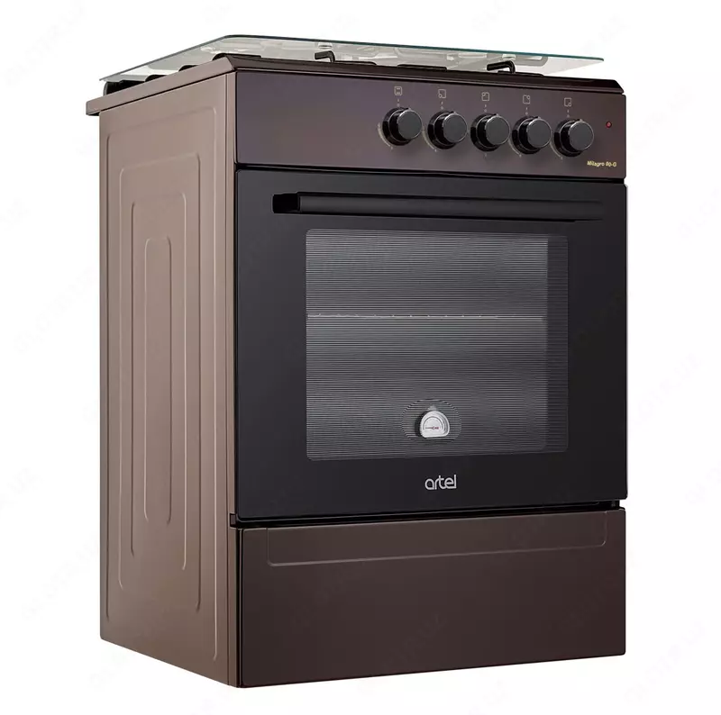 Комбинированная кухонная плита Artel Milagro 00-G (белый коричневый серый