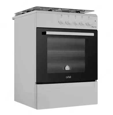 Комбинированная кухонная плита Artel Milagro 00-G (белый коричневый серый)
