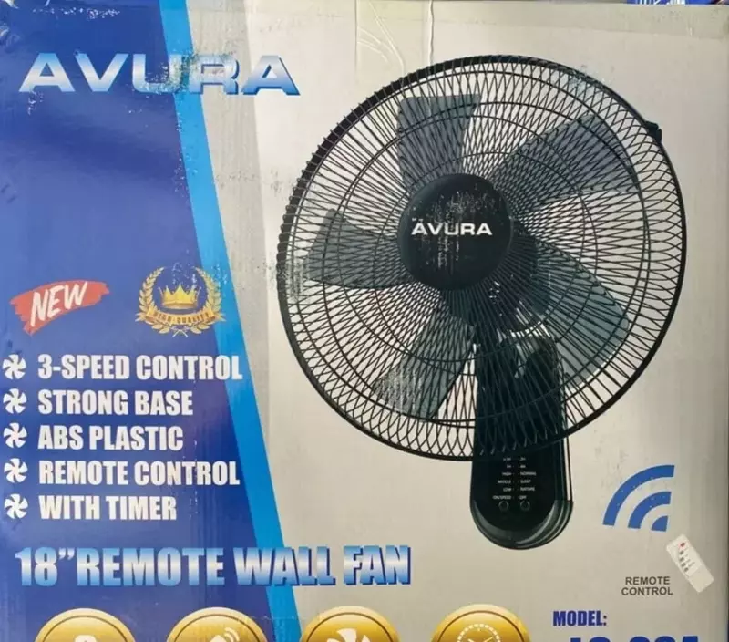 Настенный вентилятор Avura с пультом