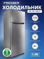 Холодильник Premier PRM-211TDF(белый стальной чёрний) - 3 156 836.3 so'mdan