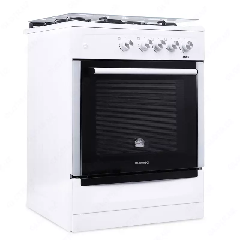 Кухонная плита Shivaki 6401-G (белый коричневый cерый бордов)