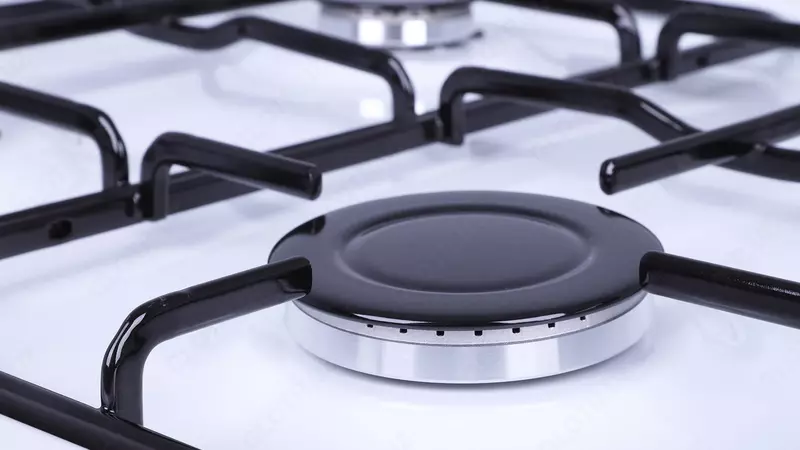 Кухонная плита Shivaki 6401-G (белый коричневый cерый бордов)