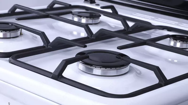 Кухонная плита Shivaki 6402-G (белый коричневый cерый бордов)