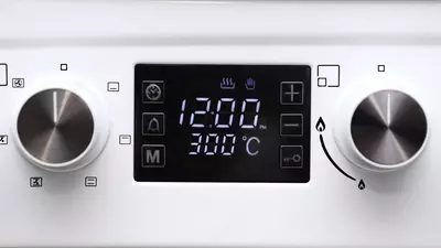 Кухонная плита Shivaki 6403-E  (белый коричневый cерый)