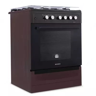 Кухонная плита Shivaki 6301-K  (белый коричневый cерый бордов)