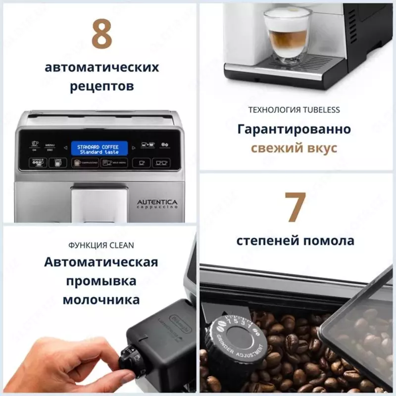   Кофемашина DeLonghi Autentica Cappuccino ETAM29.660.SB