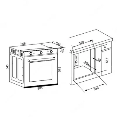 Духовой шкаф Goodwell GWO8083 X6