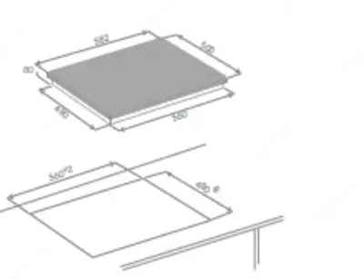Панель варочная Goodwell 64CK03