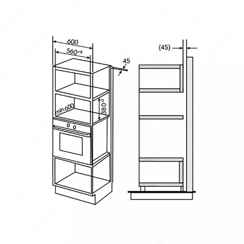 Микроволновая печь Goodwell GWM25B7XFGH