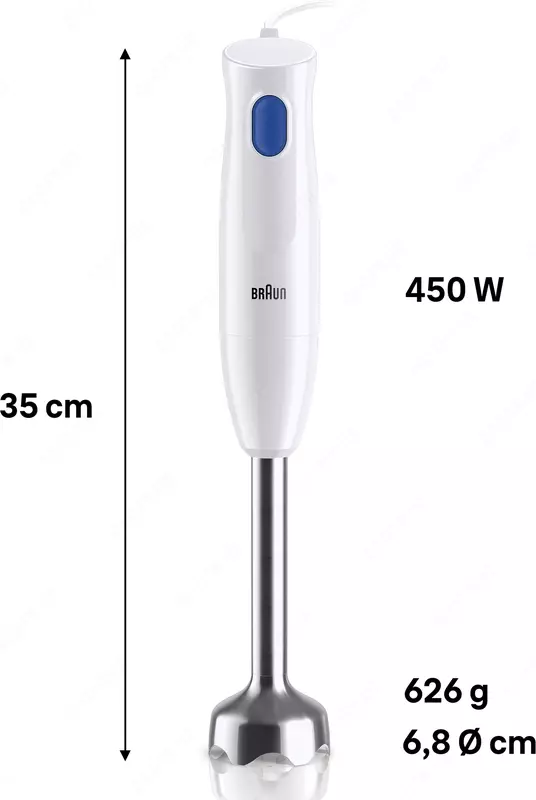 от 480 916.8 сум Погружной блендер Braun MQ10.001M