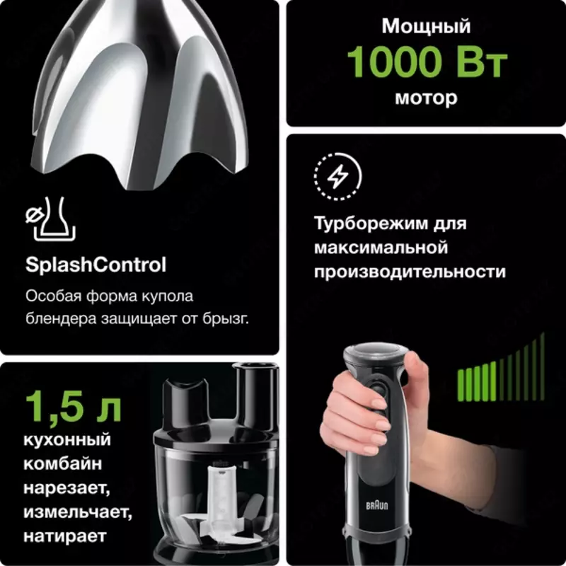 Погружной блендер Braun MQ5277BK