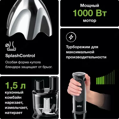 Погружной блендер Braun MQ5277BK