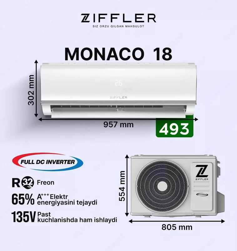 Кондиционеры Ziffler