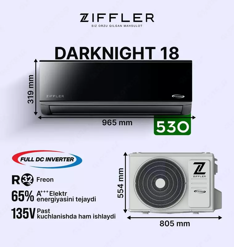 Кондиционеры Ziffler