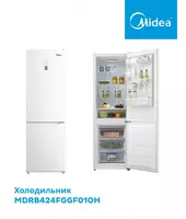 Холодильник Midea MDRB424FGF01OH/ MDRB424FGF02OH/ MDRB424FGF33O (белый cтальной бежевый)
