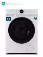 Стиральная машина Midea MF200D80WB 8/6кг (белый серый)