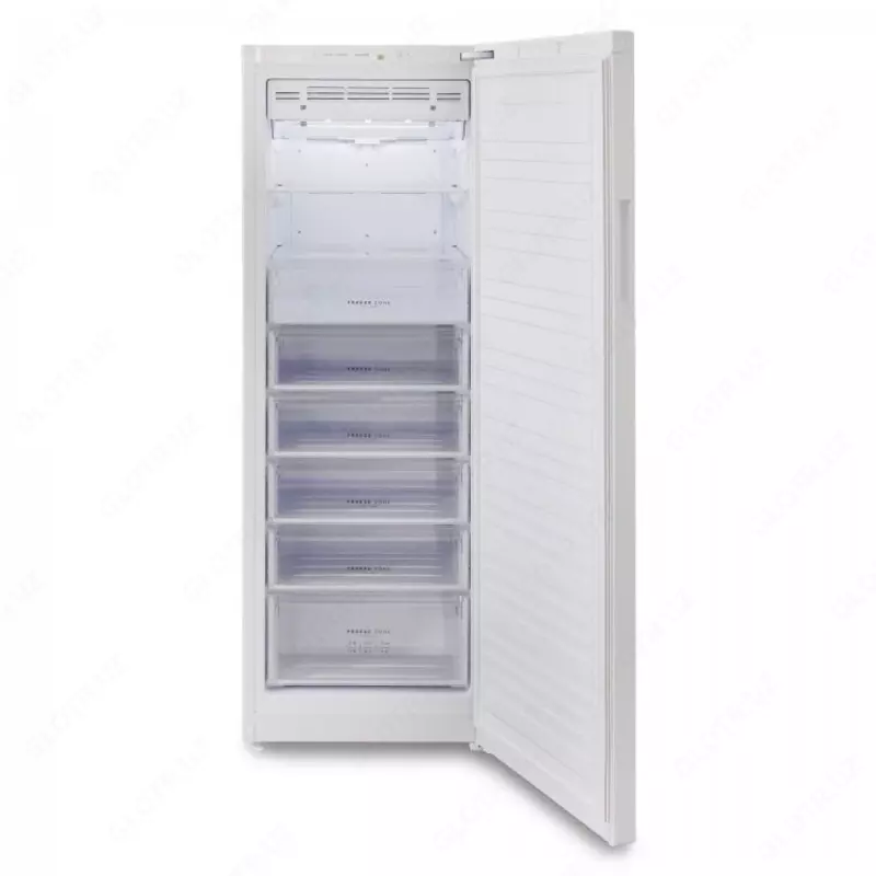 Морозильник Бирюса 6047SN (белый стальной серебристый металл)