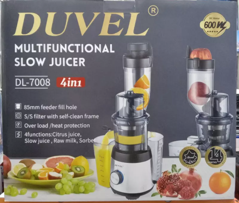 Шнековая соковыжималка Duvel DL-7008