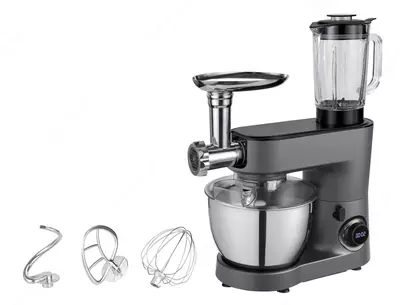 Кухонный комбайн Hofmann SSMD15MG-S/HF 3 в 1 (миксер, измельчитель, блендер)