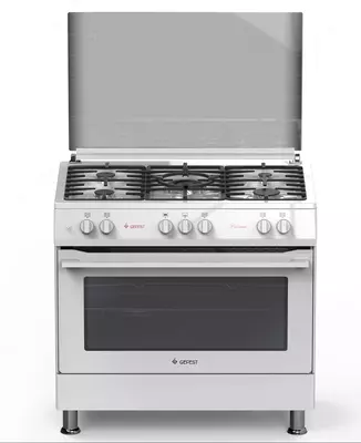 Газовая плита Gefest GF 1050 (белый черный стальной чёрные матовый)