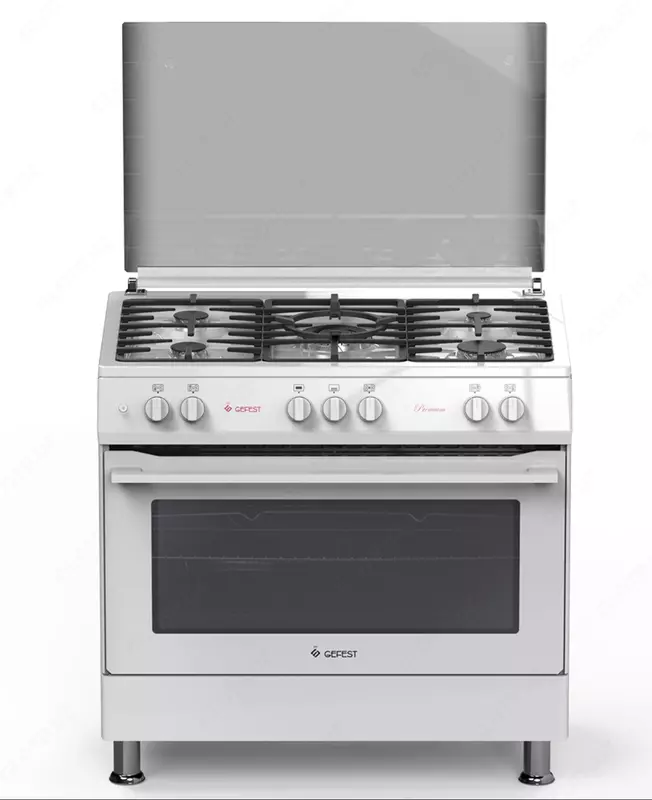 Газовая плита Gefest GF 1050 (белый черный стальной чёрные матовый)