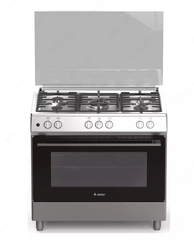 Газовая плита Gefest GF 1050 (белый черный стальной чёрные матовый)