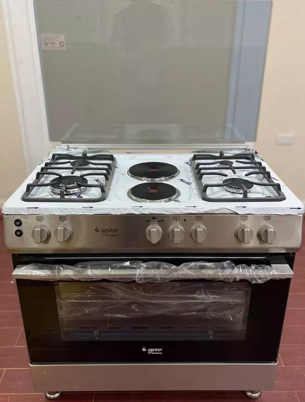 Газовая плита Gefest GF 1042 (черный стальной)