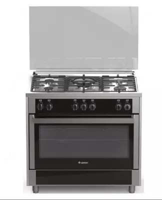 Газовая плита Gefest GF 1050 (нержавеющий сталь кремовый ретро чёрный)