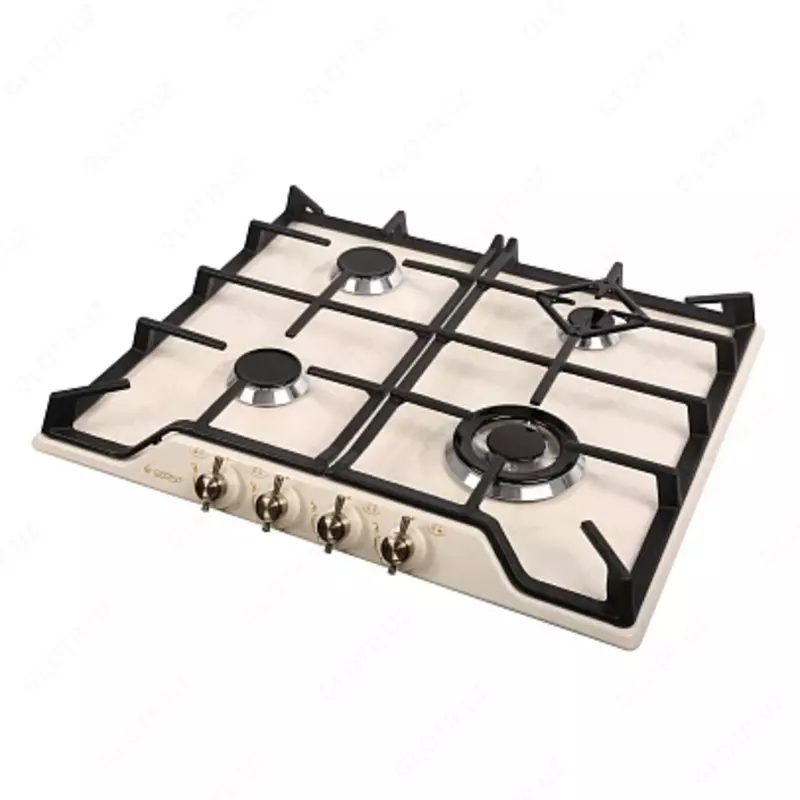 Панель варочная Gefest ПВГ 1212-02 (белый чёрный ретро чёрный глянцевый)