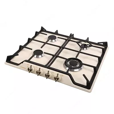 Панель варочная Gefest ПВГ 1212-02 (белый чёрный ретро чёрный глянцевый)