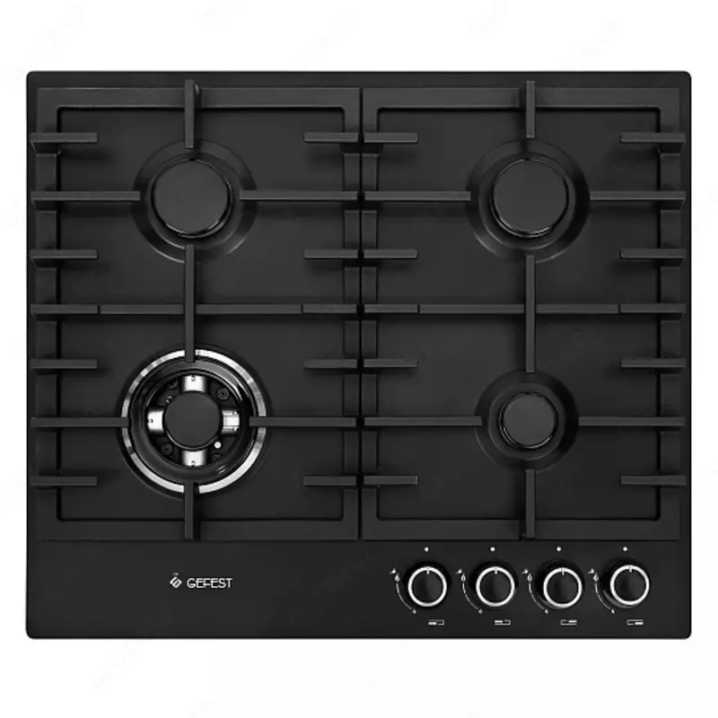 Gefest PVG 1214-01 pishirish paneli (oq, qora, retro, qora porloq, zanglamaydigan po‘lat, retro jigarrang)