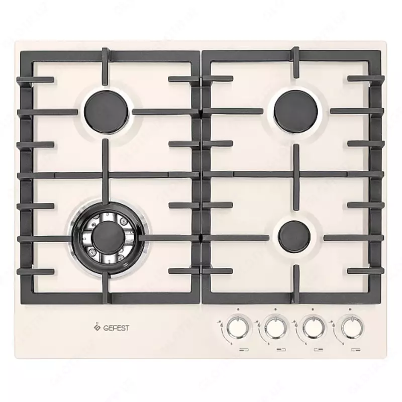 Gefest PVG 1214-01 pishirish paneli (oq, qora, retro, qora porloq, zanglamaydigan po‘lat, retro jigarrang)