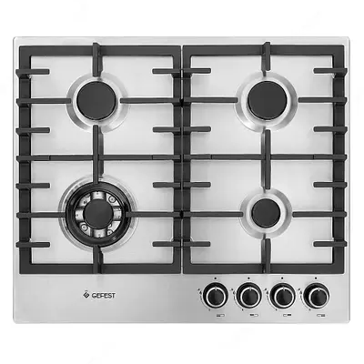 Gefest PVG 1214-01 pishirish paneli (oq, qora, retro, qora porloq, zanglamaydigan po‘lat, retro jigarrang)