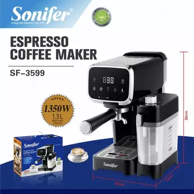 Sonifer SF-3599 kapuchino, espresso va latte uchun kofe mashinas