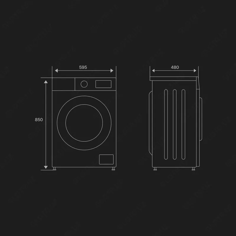 Стиральные машинa Hofmann WM612ASBK/HF