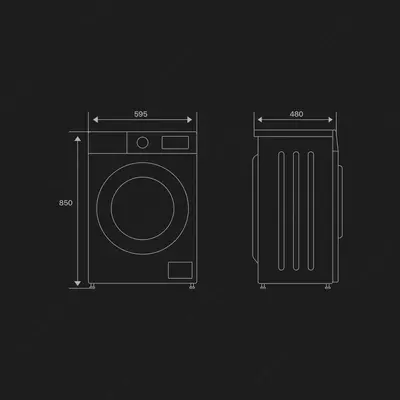 Стиральные машинa Hofmann WM714SBG-V24/HF