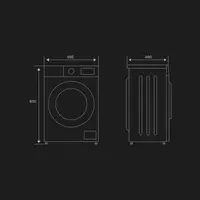 Стиральные машинa Hofmann WM812SBDG2/HF - от 3 734 709.5 сум