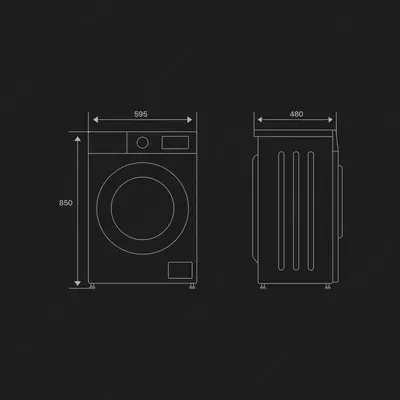 Стиральные машинa Hofmann WM812SBDG2/HF