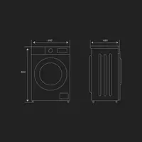 Hofmann WM814SBG-V24/HF kir yuvish mashinalari - 4 306 762.8 so'mdan