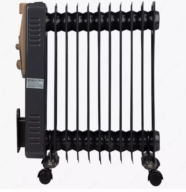 AIWA 13 bo‘limli moyli radiator qora