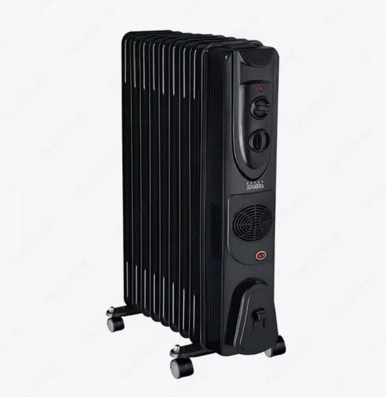 AIWA 13 bo‘limli moyli radiator qora