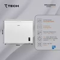 Морозильные камеры 7TECH 7FR4G250WS3