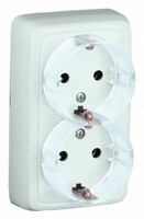 от {0} сум Серия розеток и выключателей ультратонкие для открытой установки АЛЬФА СЛИМ производства HEGEL