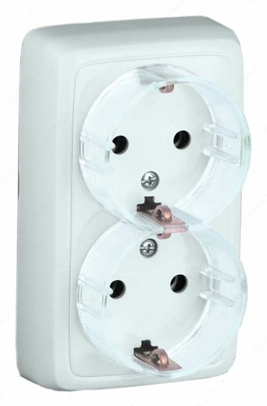 от {0} сум Серия розеток и выключателей ультратонкие для открытой установки АЛЬФА СЛИМ производства HEGEL