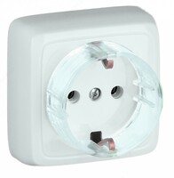 Серия розеток и выключателей ультратонкие для открытой установки АЛЬФА СЛИМ производства HEGEL Оптом и розница