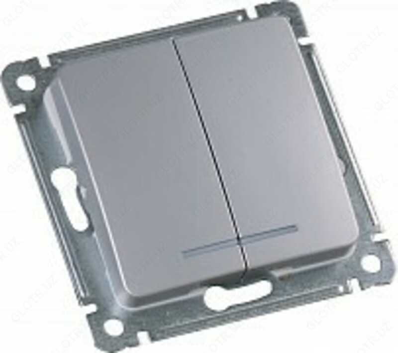 от {0} сум Серия розеток выключателей цвет- серебро скрытой установки от HEGEL