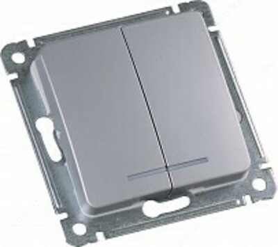 53 500 сум / шт. Серия розеток выключателей цвет- серебро скрытой установки от HEGEL